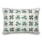 Shamrock Pattern Watercolor Pillow 14" x 20" Throw Pillow